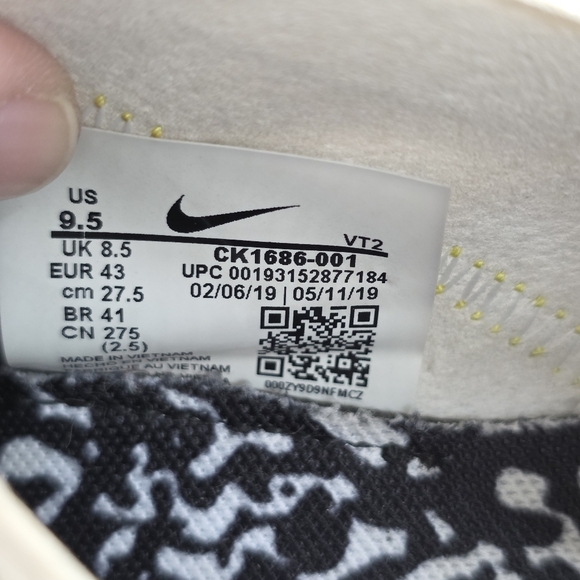Nike Mens React Element 55 Dynamic Yellow Sneakers Shoes CK1686-001 Size 9.5 - Picture 15 of 15